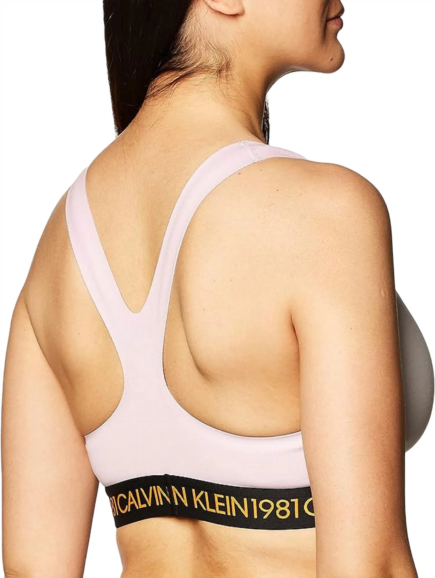 1981 Bold Unlined Bralette In Pink Sky