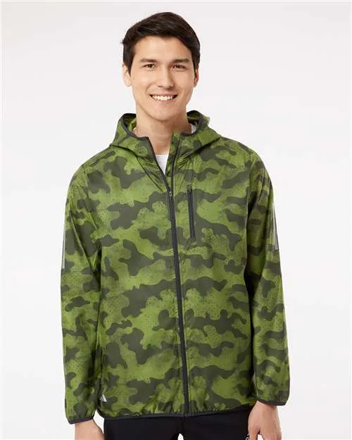 Adidas A524 Hooded Full-Zip Windbreaker