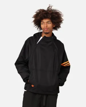 Adidas Neuclassics  Dual Zip Windbreaker Black/Semi Impact Orange