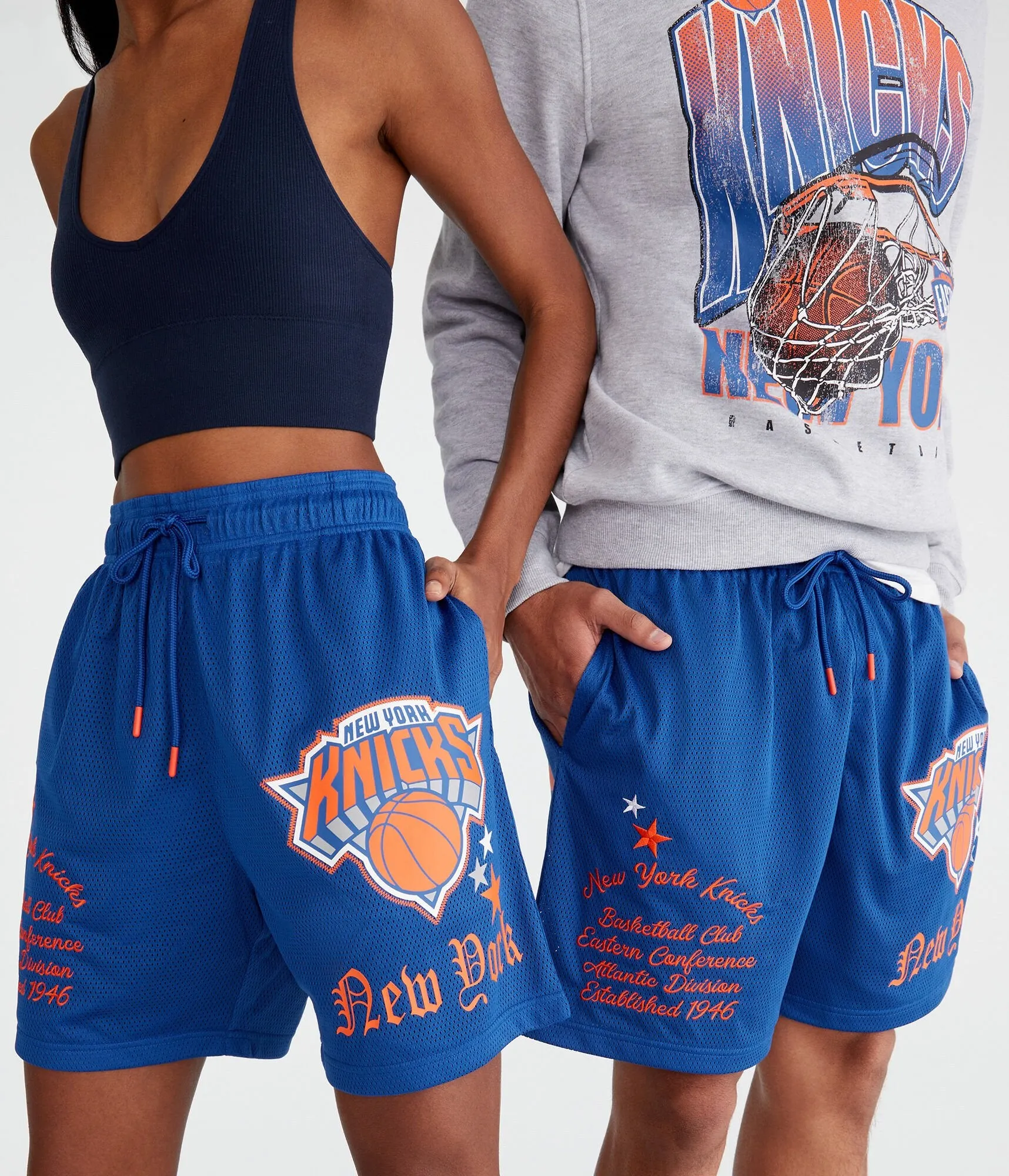 Aeropostale New York Knicks Mesh Shorts 6"