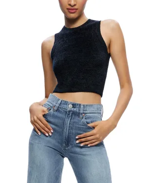 alice   olivia Amity Cropped Crew Top