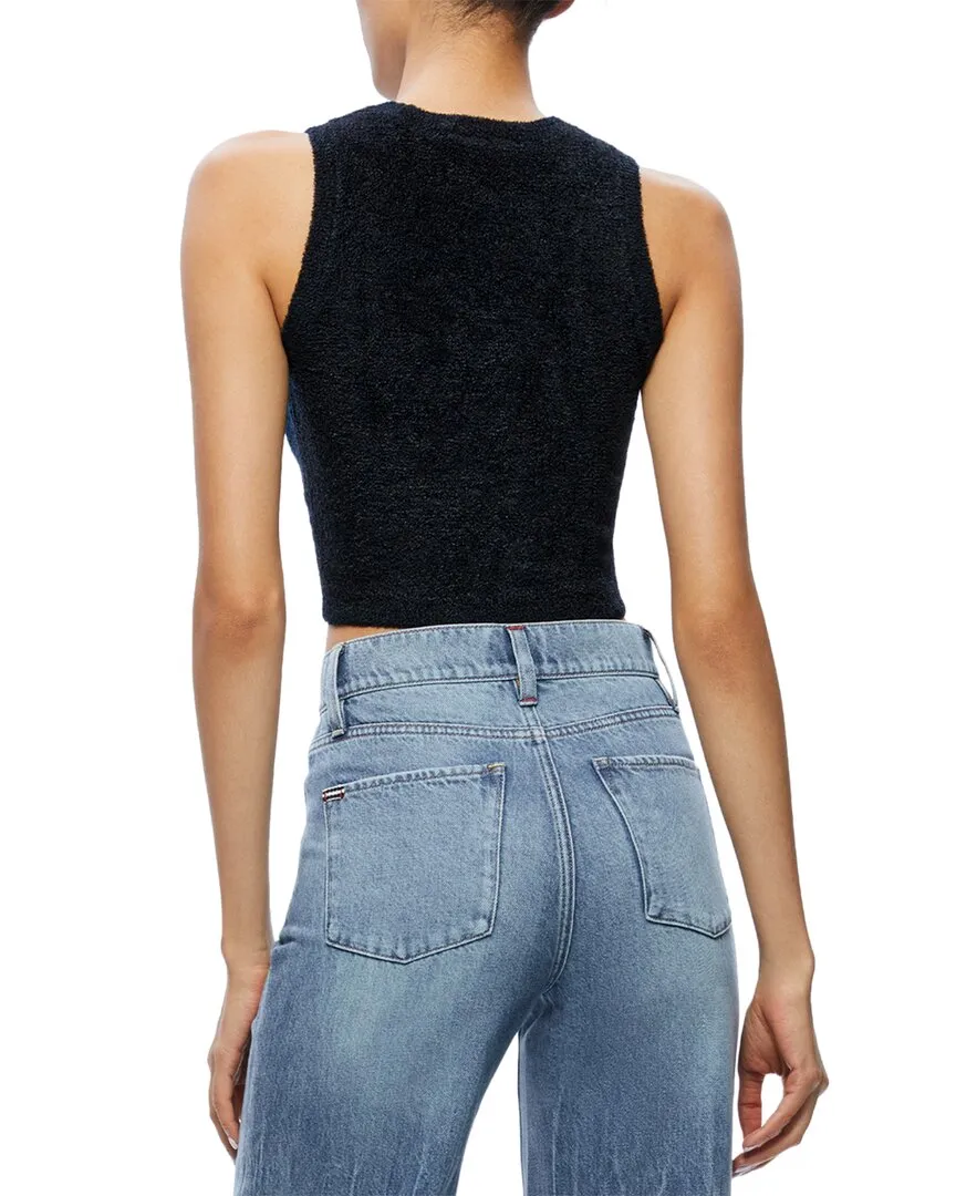 alice   olivia Amity Cropped Crew Top