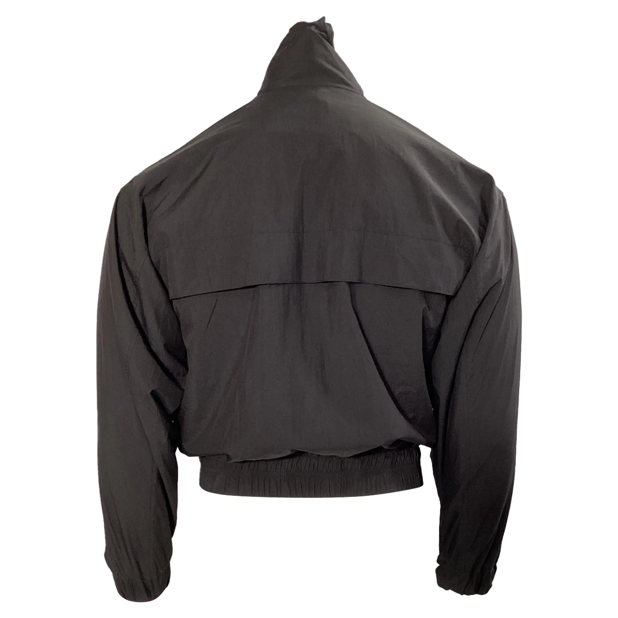 AMI Paris Ami de Cœur Windbreaker Jacket in Black Polyamide