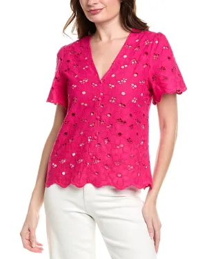 ANNA KAY Selenna Eyelet Top