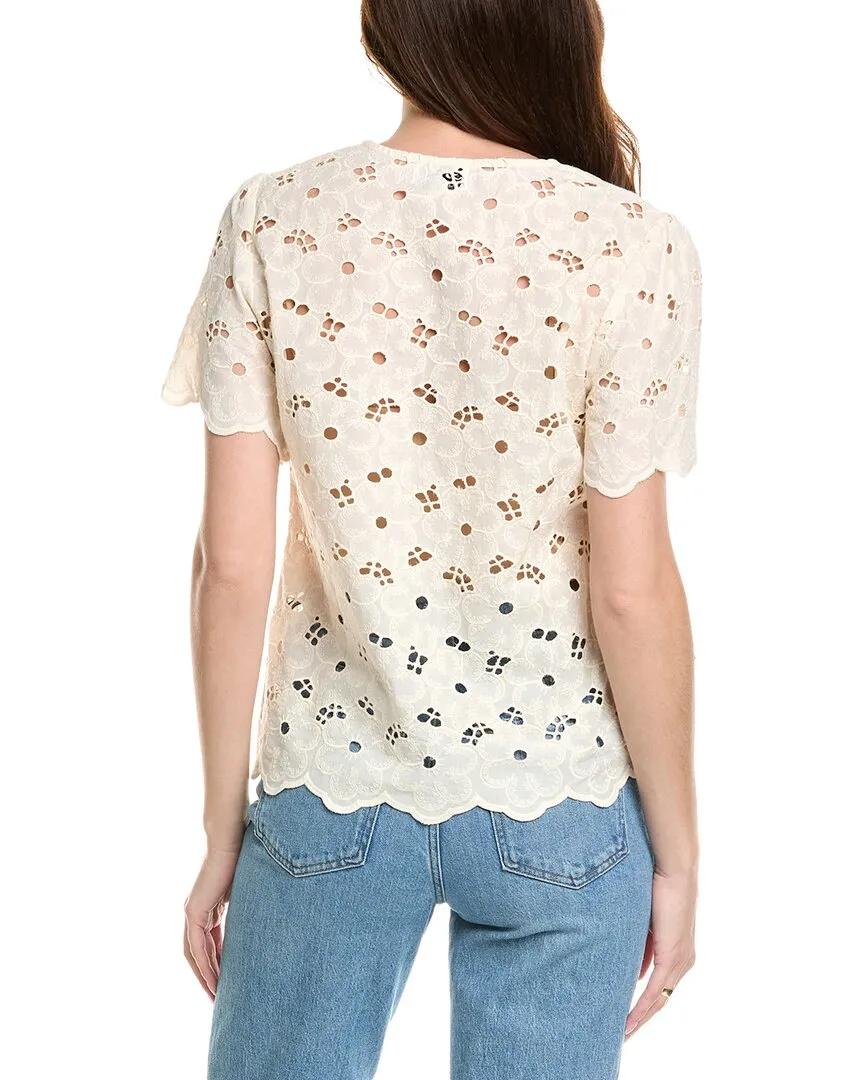 ANNA KAY Selenna Eyelet Top
