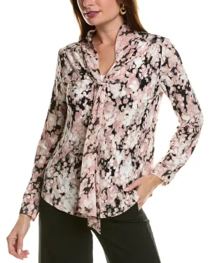 Anne Klein Mixed Media Top