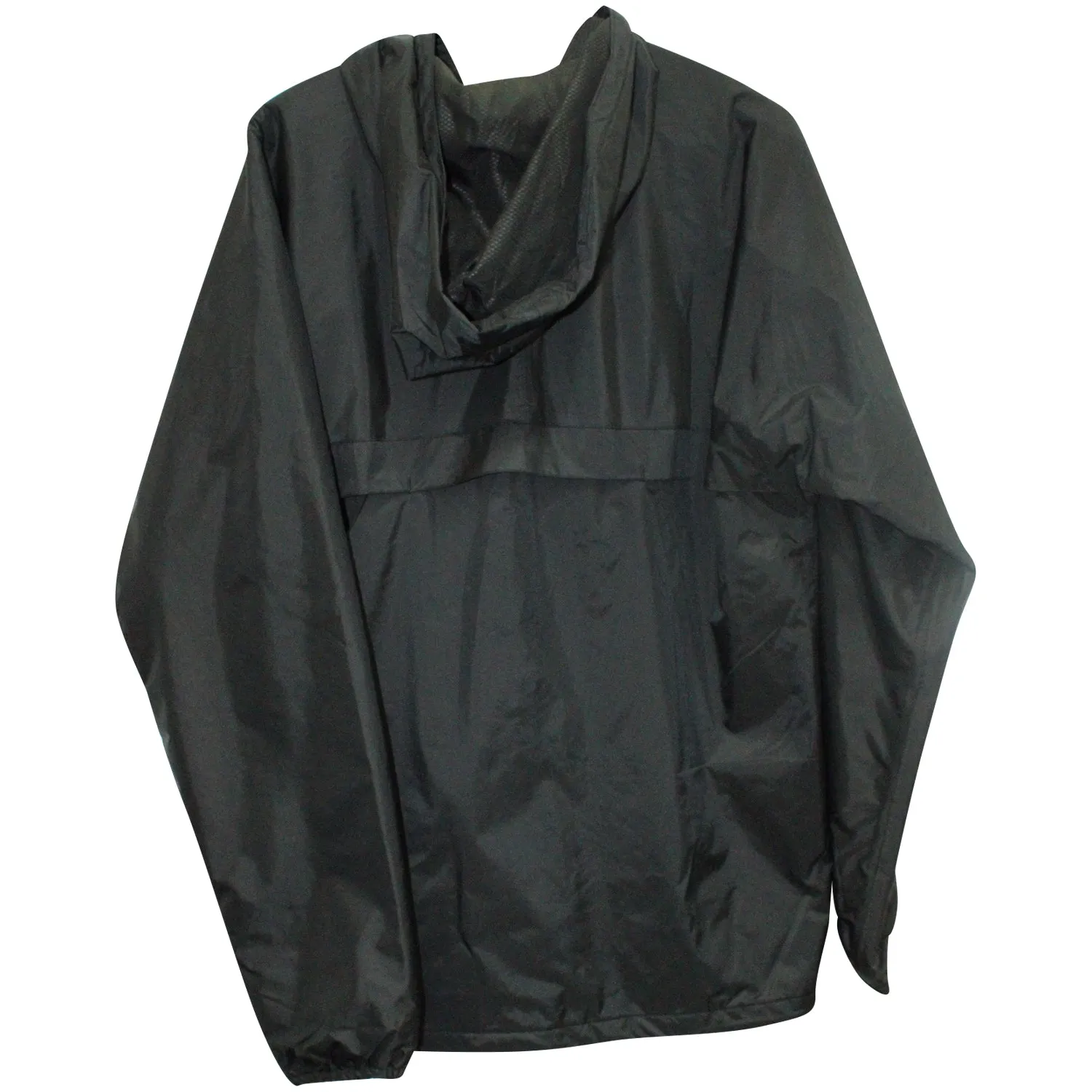 APC x KWay Windbreaker Jacket in Black Nylon