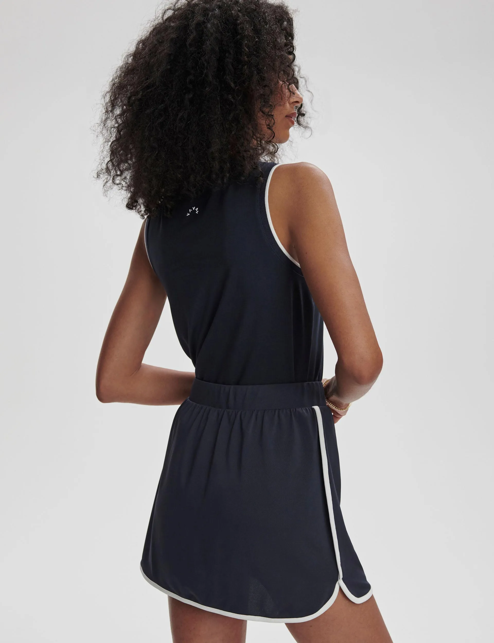 Archer Mid Rise Skort 13.5" - Blue Nights
