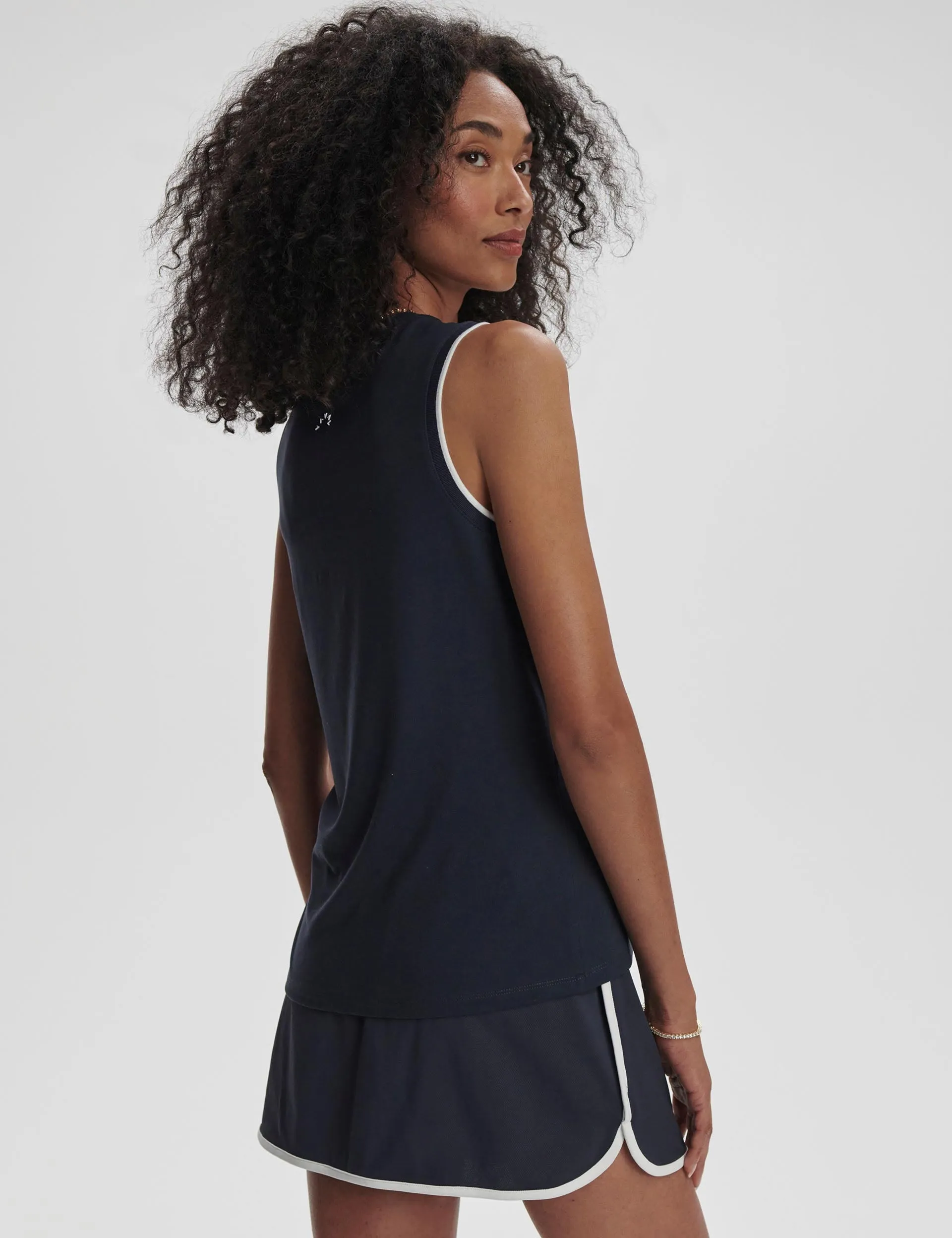 Archer Mid Rise Skort 13.5" - Blue Nights