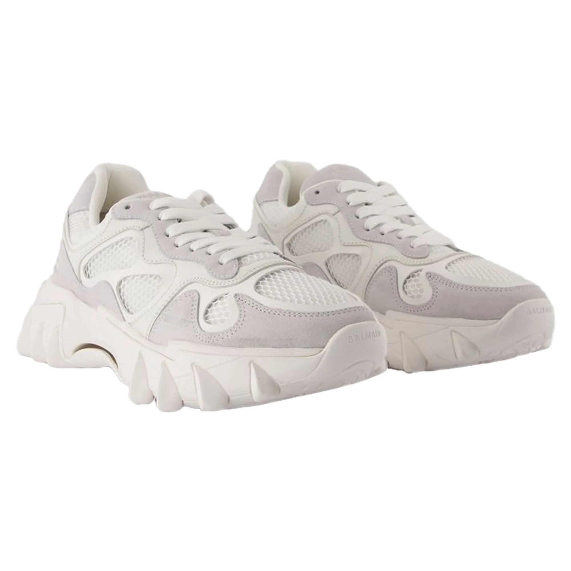 B-East Sneakers - Balmain - Leather - White