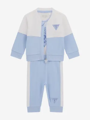 Baby Boys 3 Piece Tracksuit Set in Blue