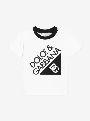 Baby Boys Logo T-Shirt in White