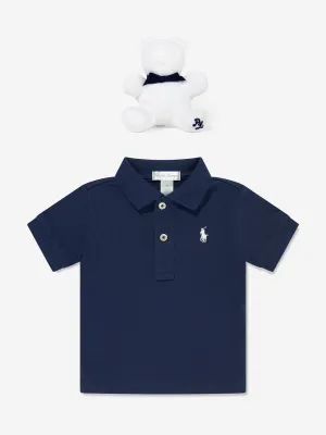 Baby Boys My 1st Polo Gift Set in Navy