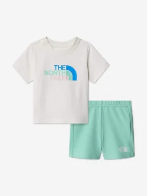 Baby Cotton Short Set in Green