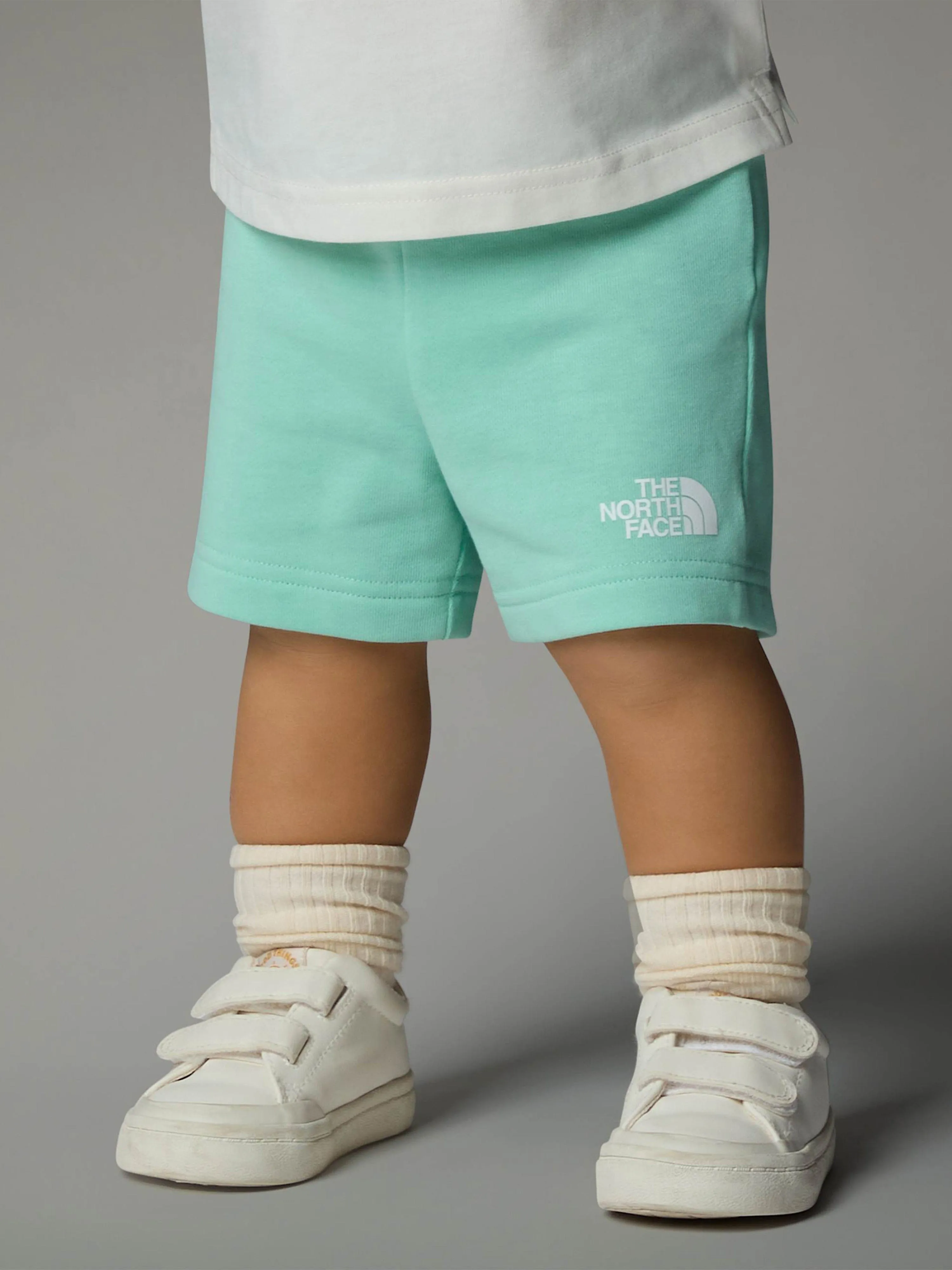Baby Cotton Short Set in Green