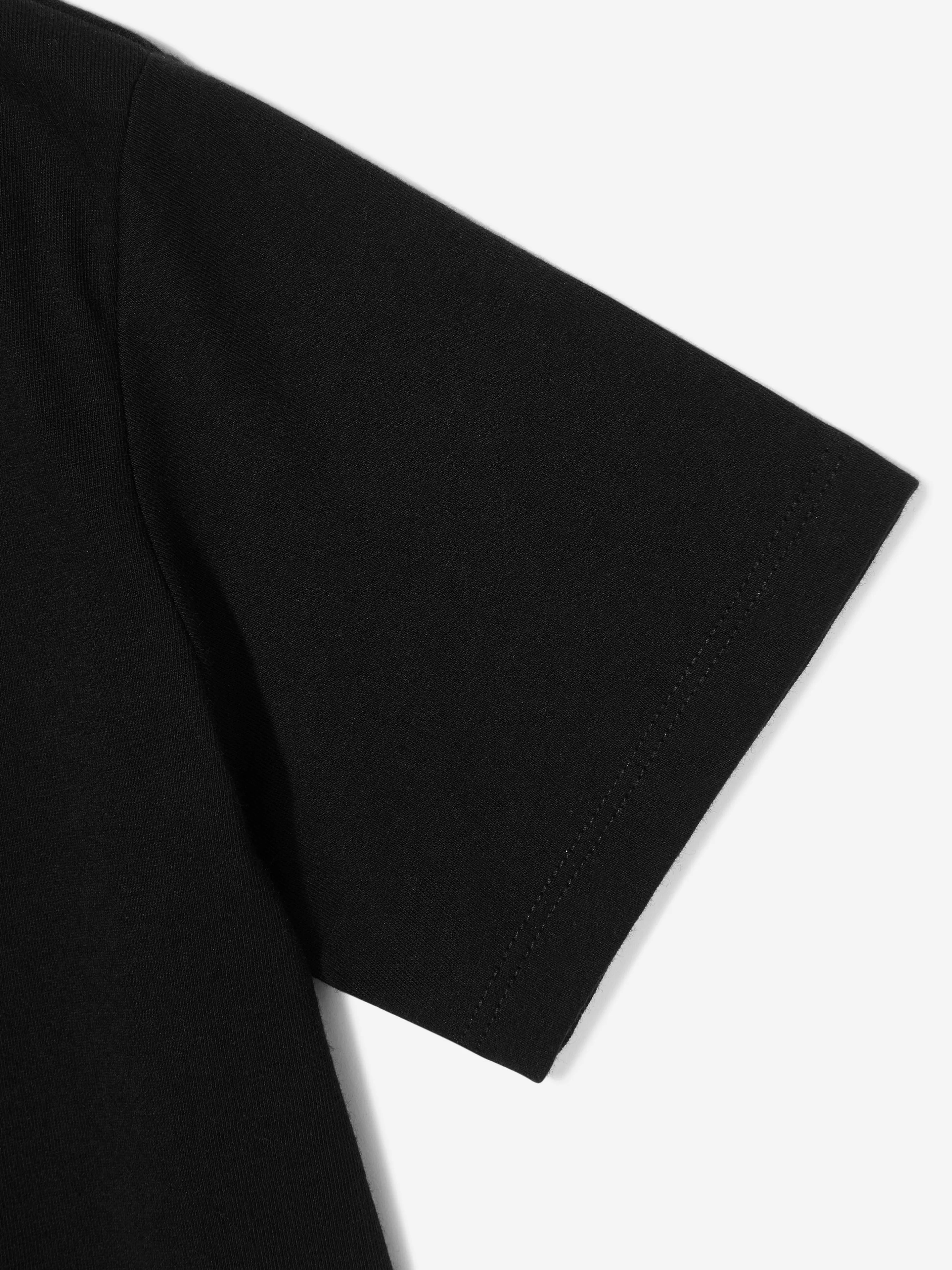 Balmain Kids Logo T-Shirt in Black