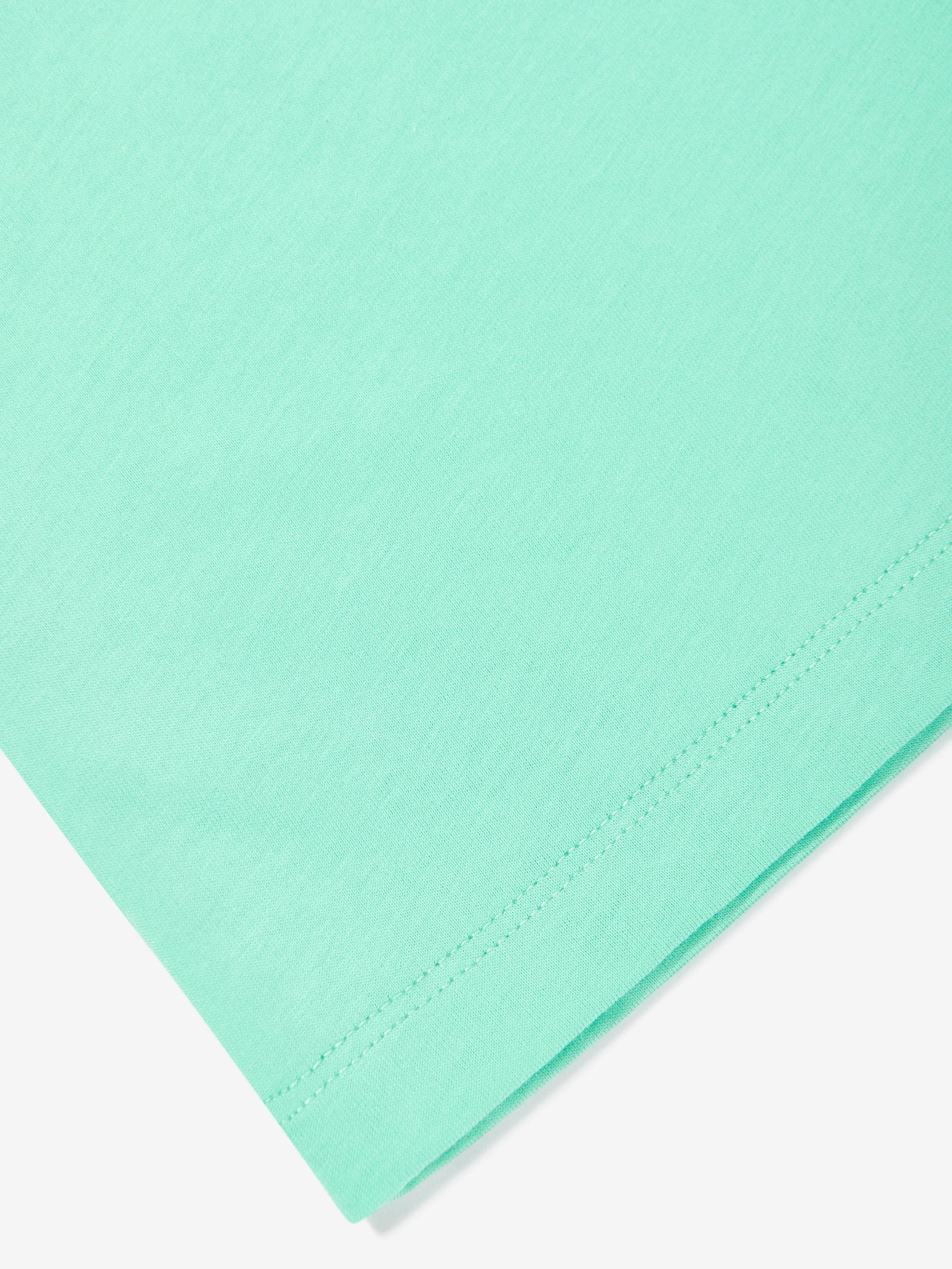 Balmain Kids Logo T-Shirt in Green