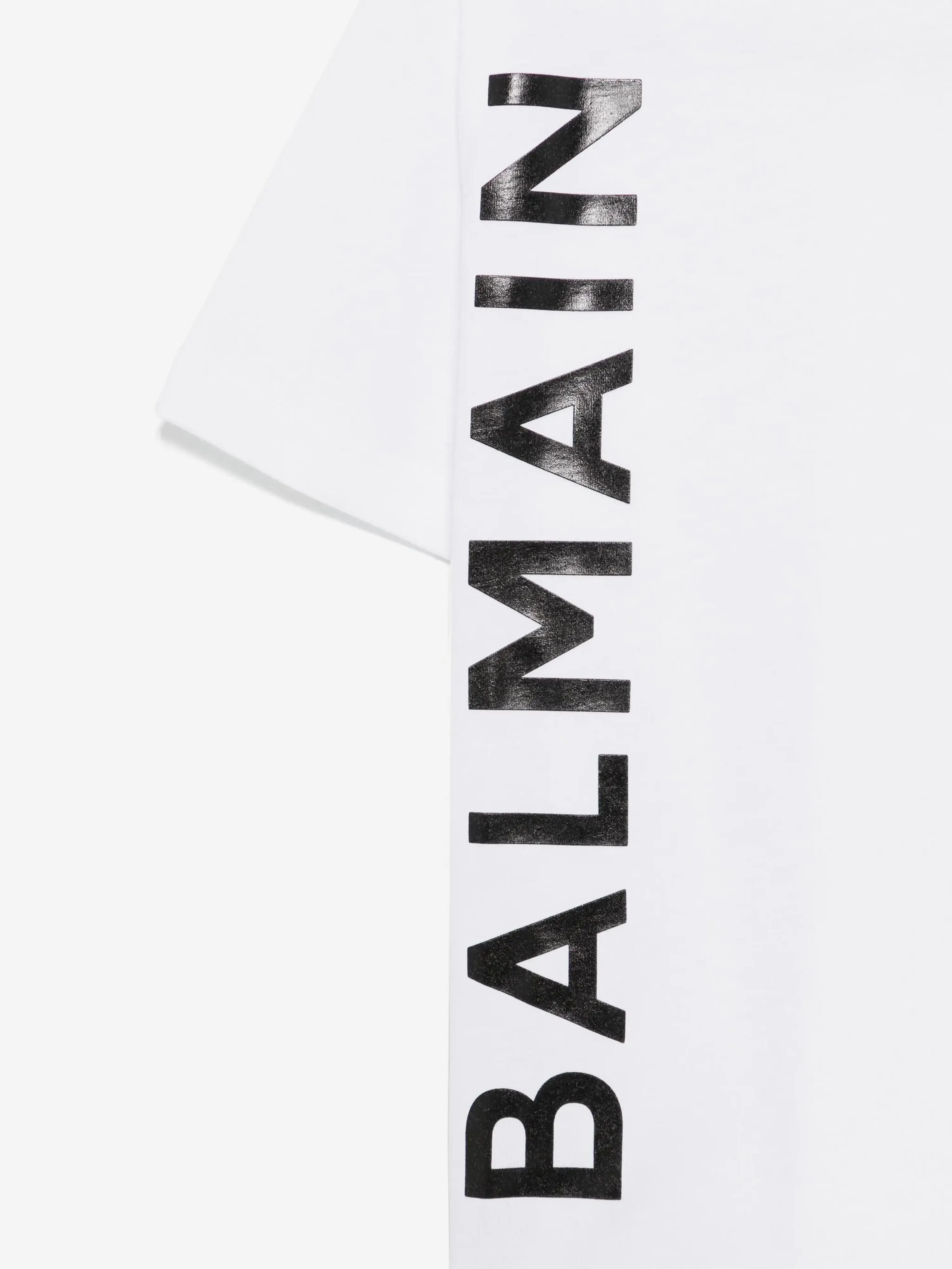 Balmain Kids Logo T-Shirt in White