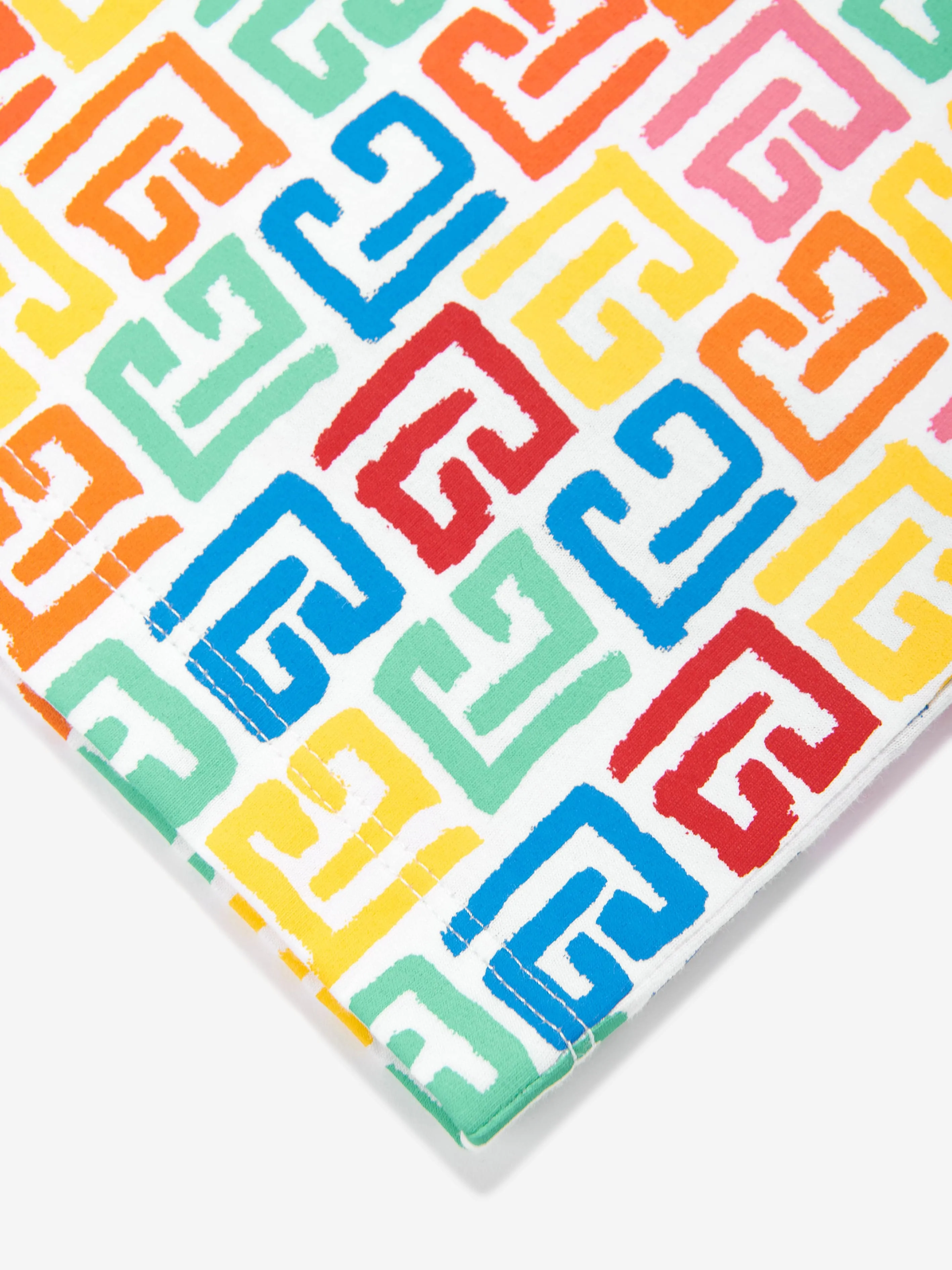Balmain Kids Monogram Logo T-Shirt in Multicolour