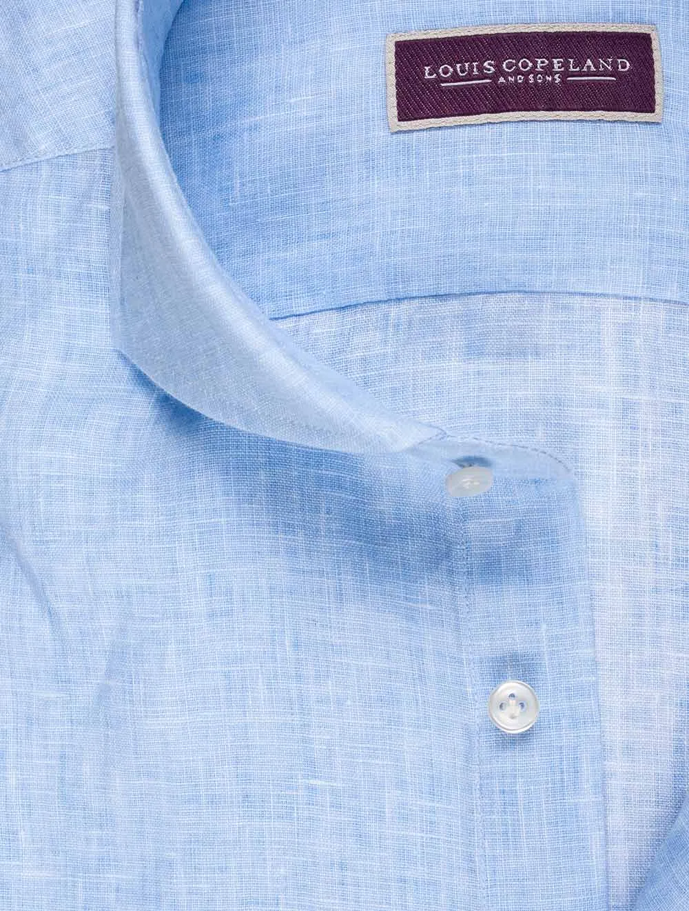 Beach Boys Linen Shirt Blue
