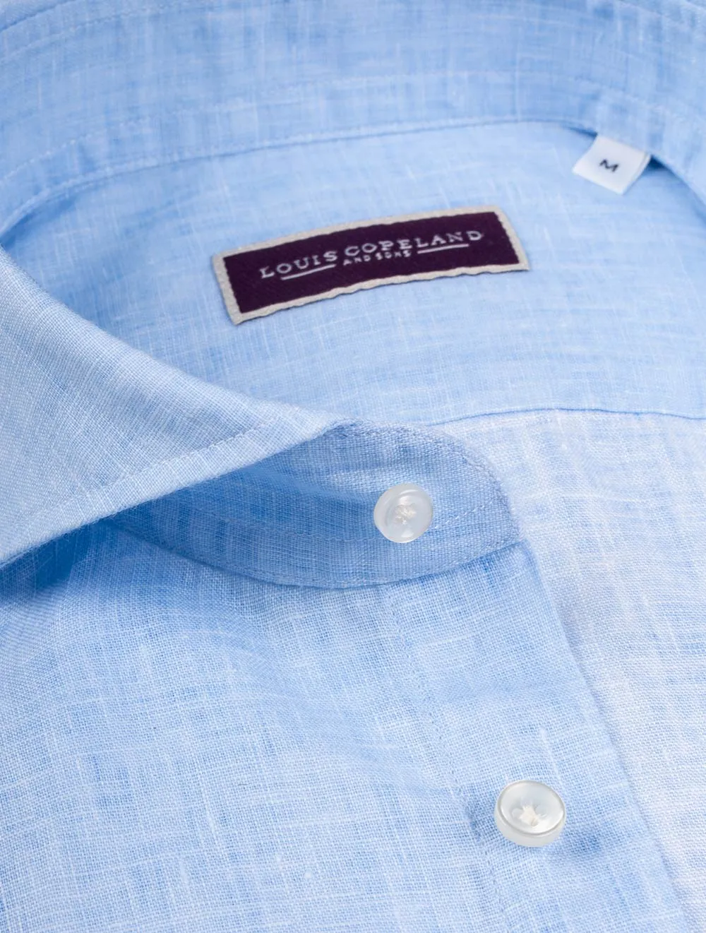 Beach Boys Linen Shirt Blue