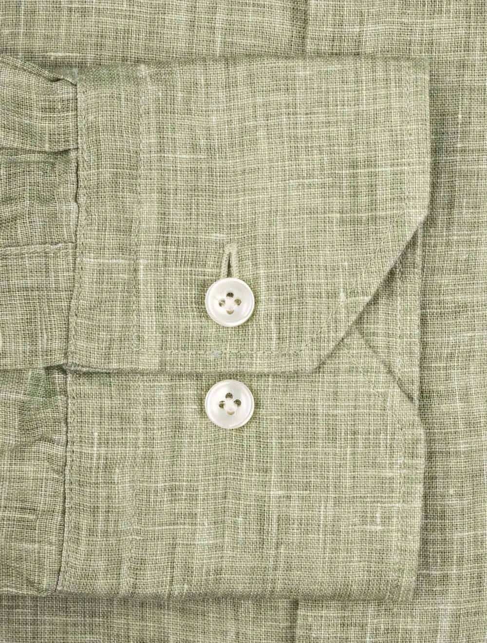 Beach Boys Linen Shirt Green