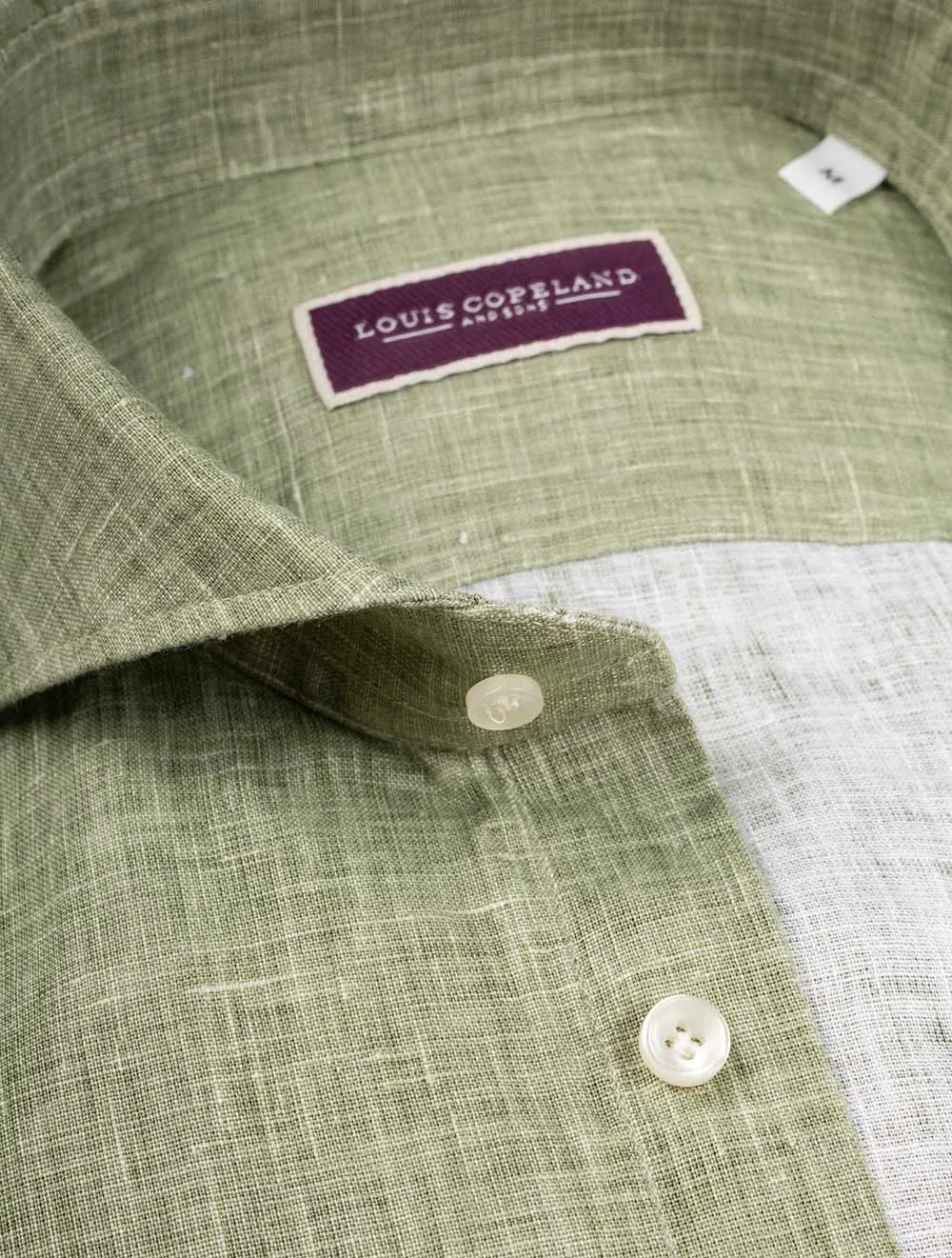 Beach Boys Linen Shirt Green