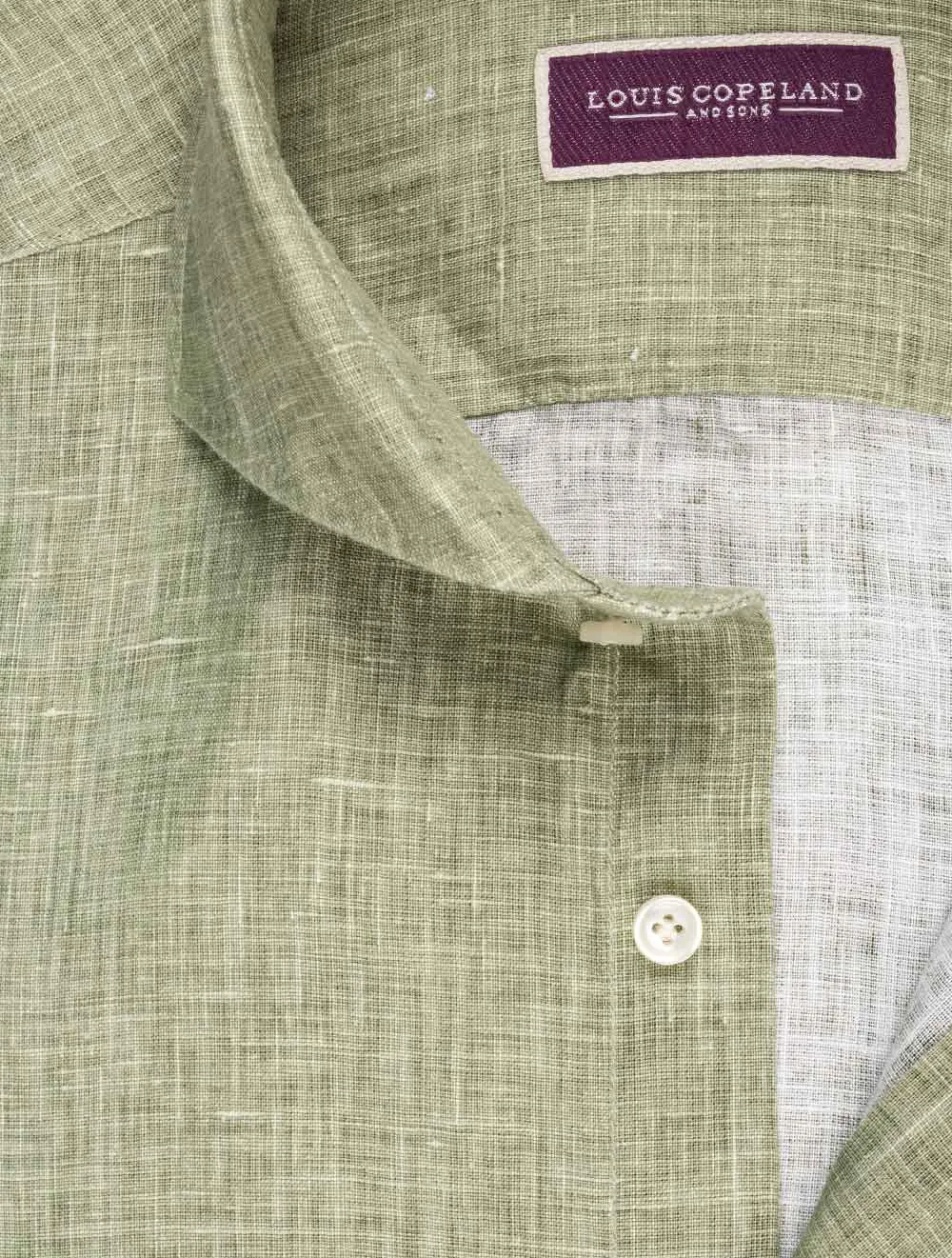Beach Boys Linen Shirt Green
