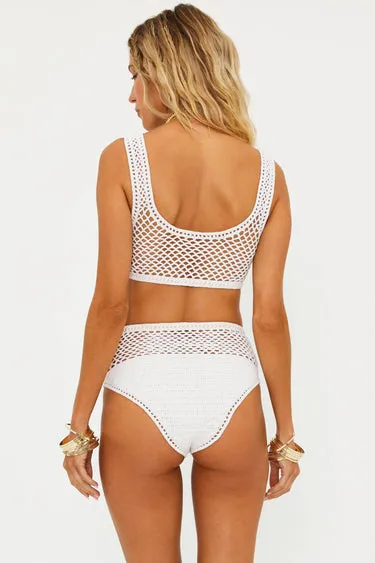 BEACH RIOT:  ELLIOT TOP - WHITE