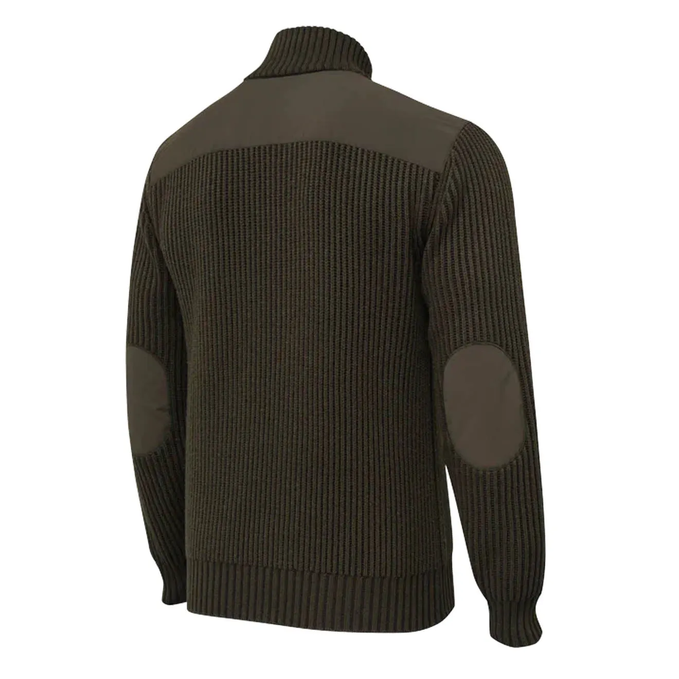 Beretta Dover Half Zip Tech Sweater Moss / Brownbark