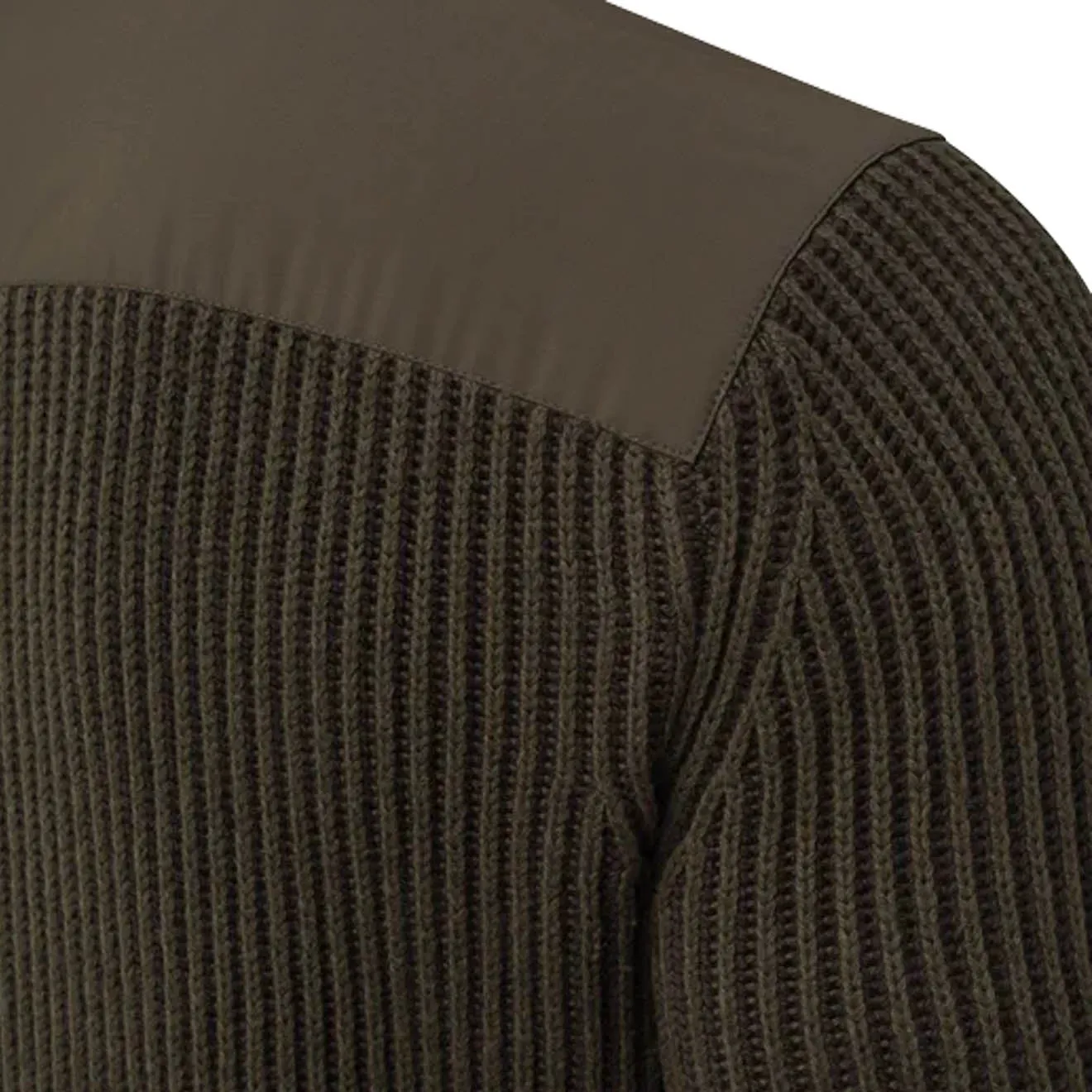 Beretta Dover Half Zip Tech Sweater Moss / Brownbark