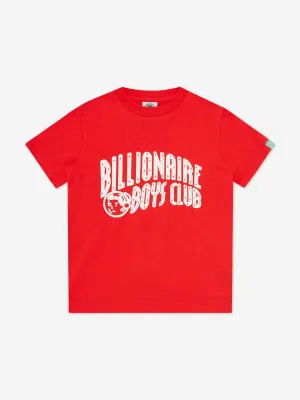 Billionaire Boys Club Kids Arch Logo T-Shirt in Red