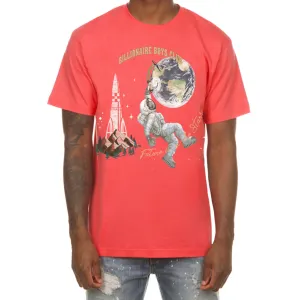 Billionaire Boys Moonlit Tee (Hot Coral)