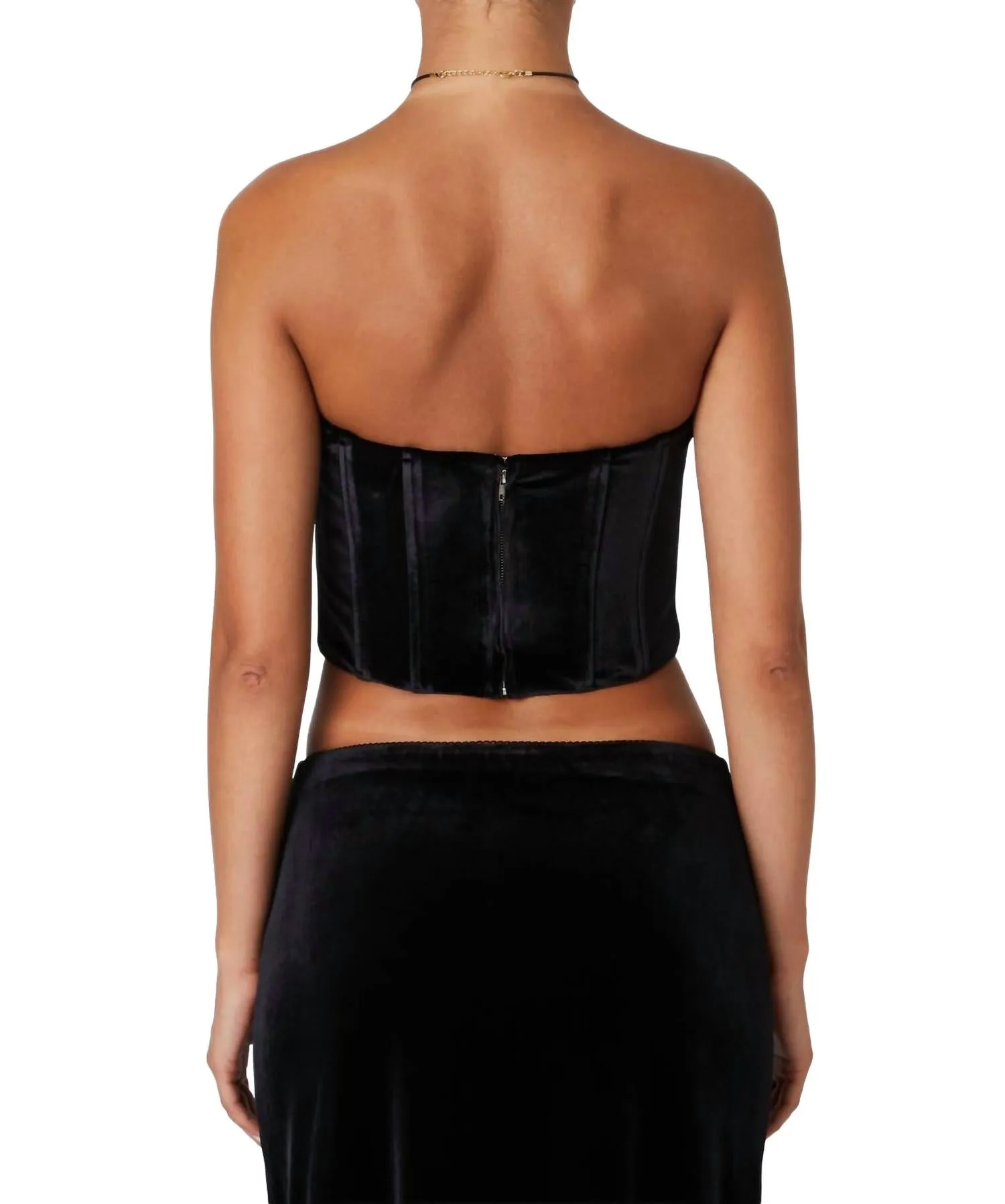 Birdie Corset Top In Black