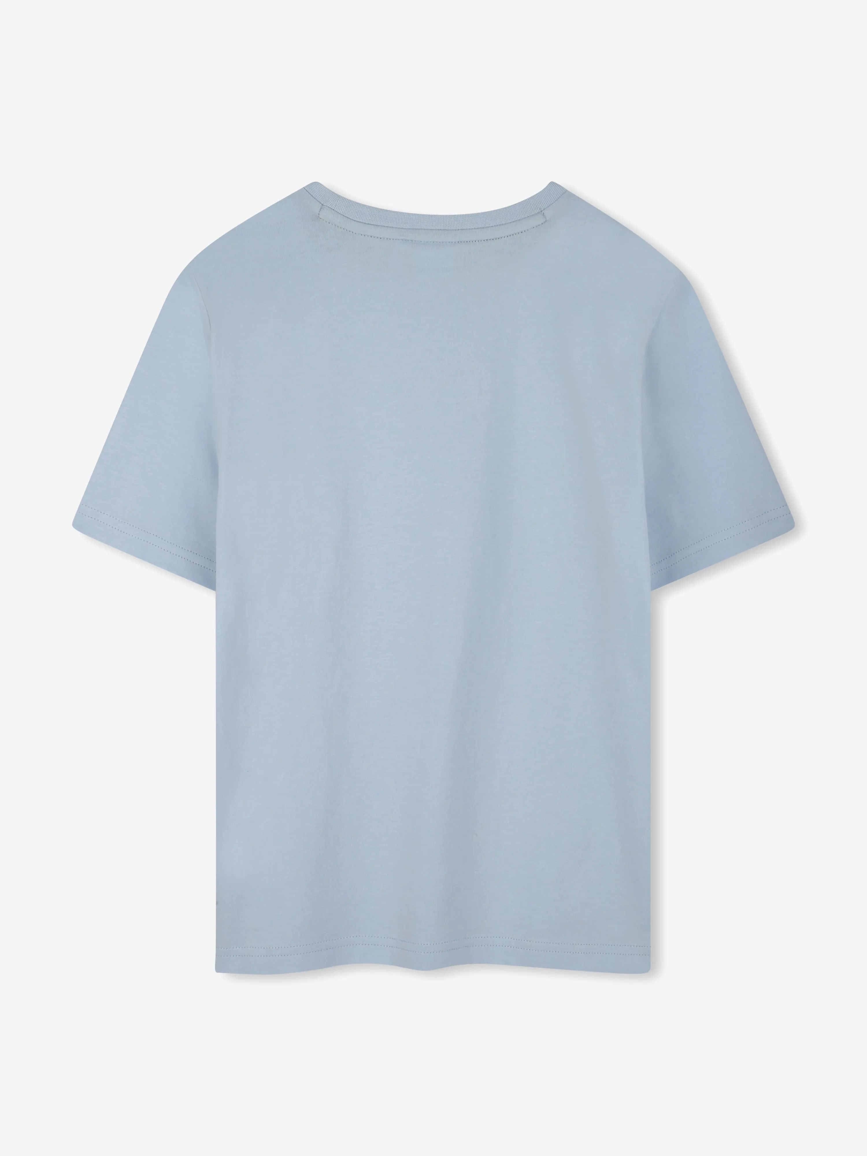 BOSS Boys Multi Logo T-Shirt in Blue