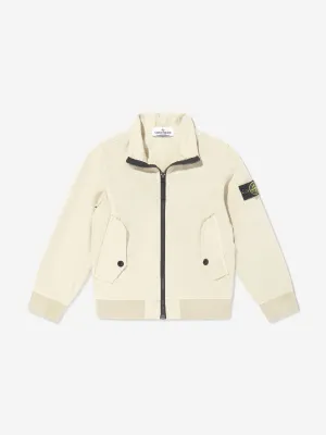 Boys Bomber Jacket in Beige