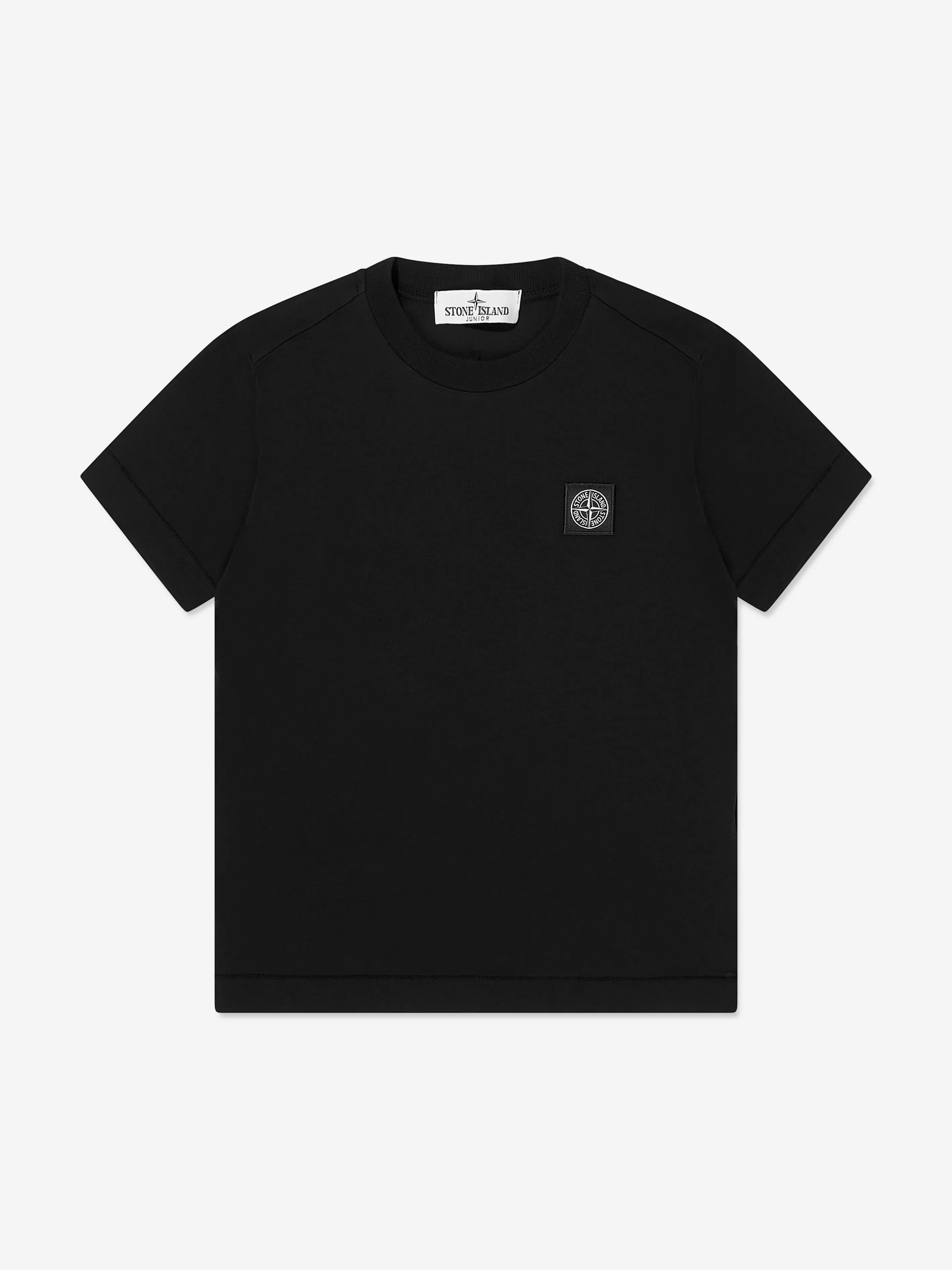 Boys Compass Logo T-Shirt in Black