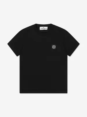 Boys Compass Logo T-Shirt in Black