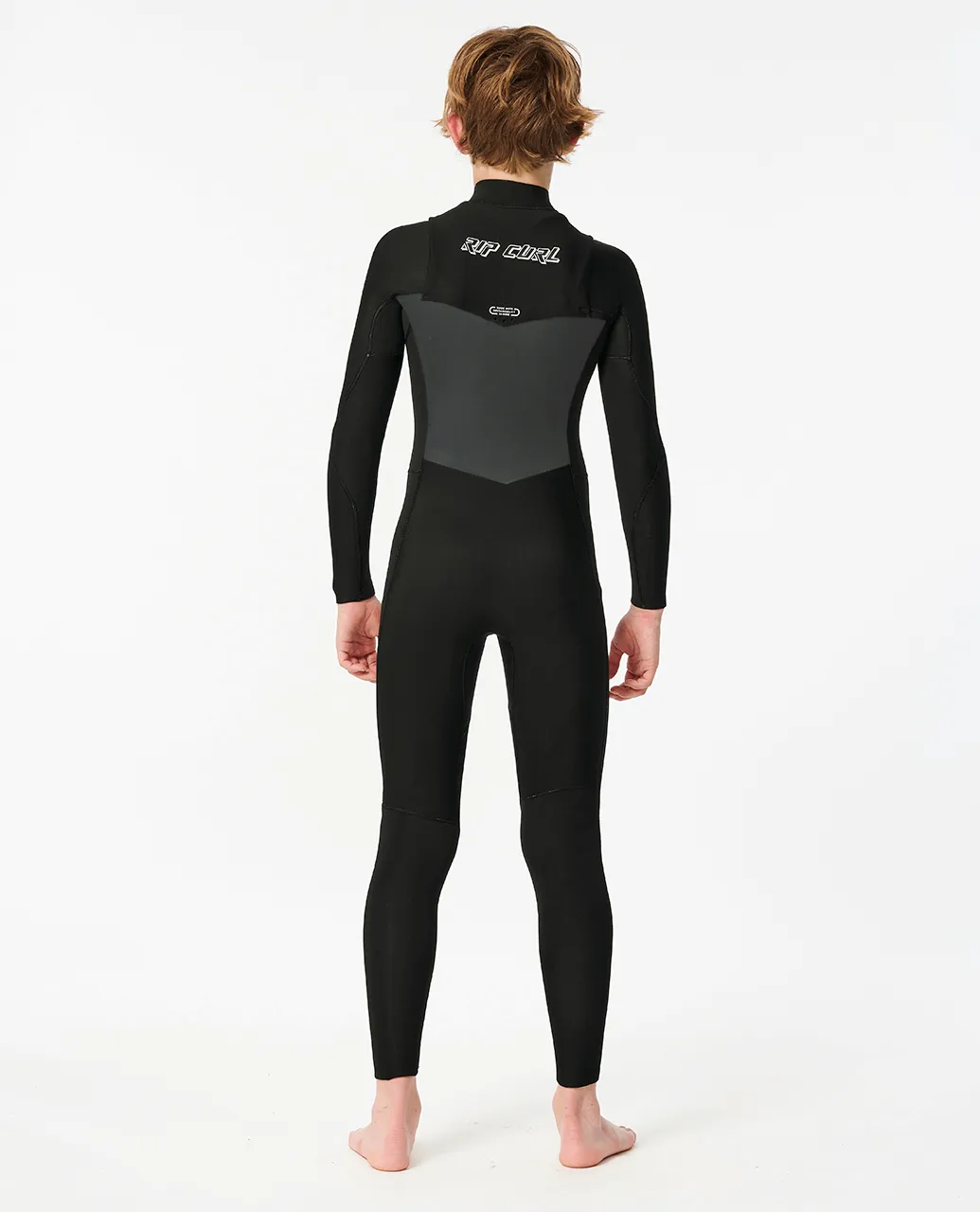 Boys Dawn Patrol 5/3mm Chest Zip Wetsuit in Black