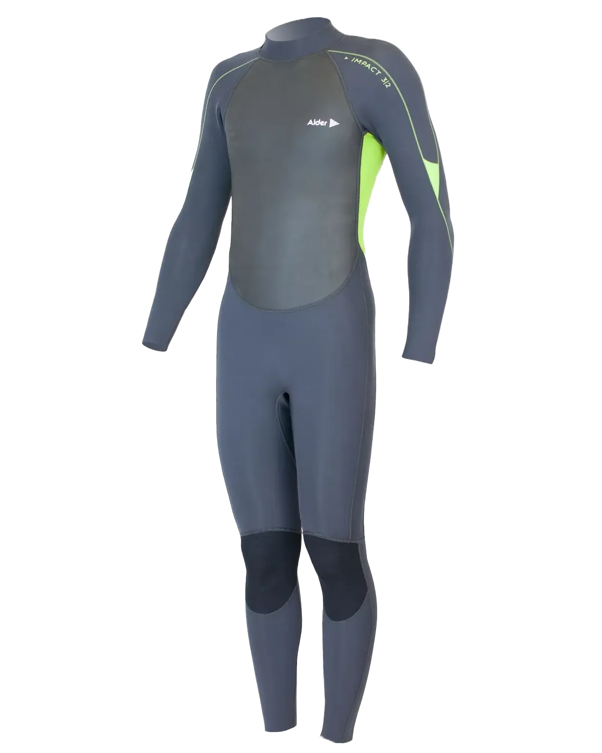 Boys Impact 3/2mm Back Zip Wetsuit in Green
