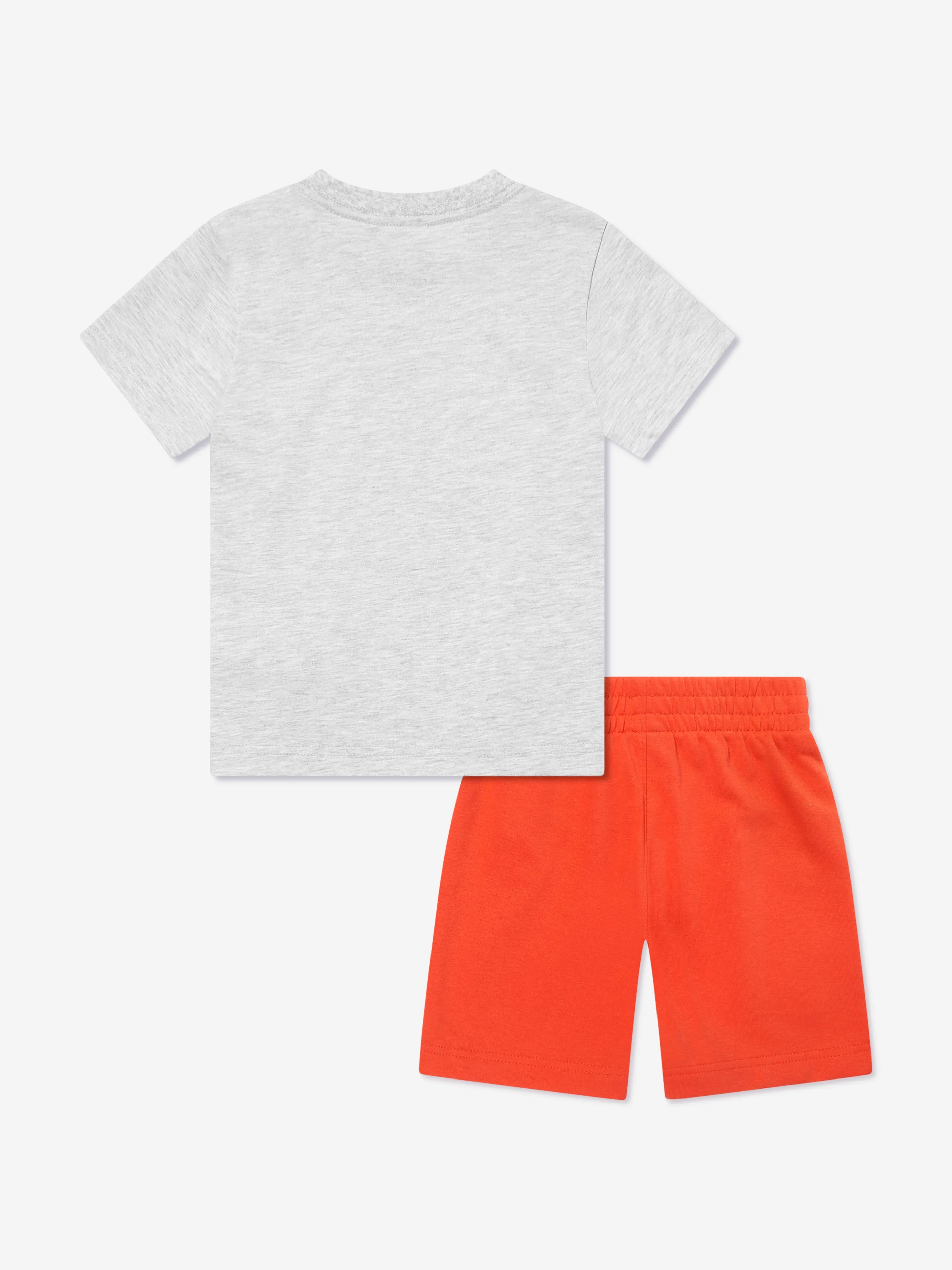 Boys Jumbo Jumpman Short Set in Orange