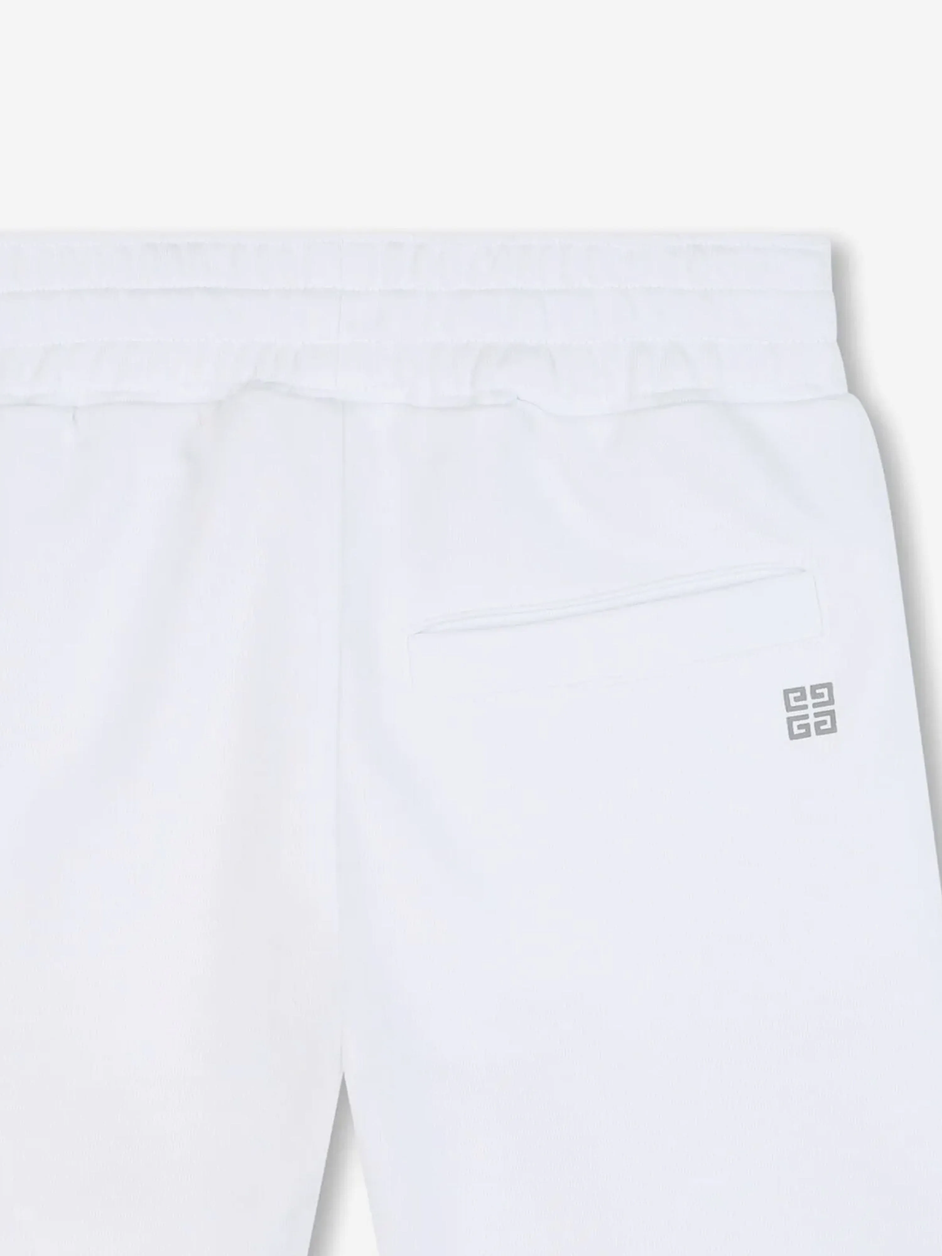 Boys Logo Print Shorts in White