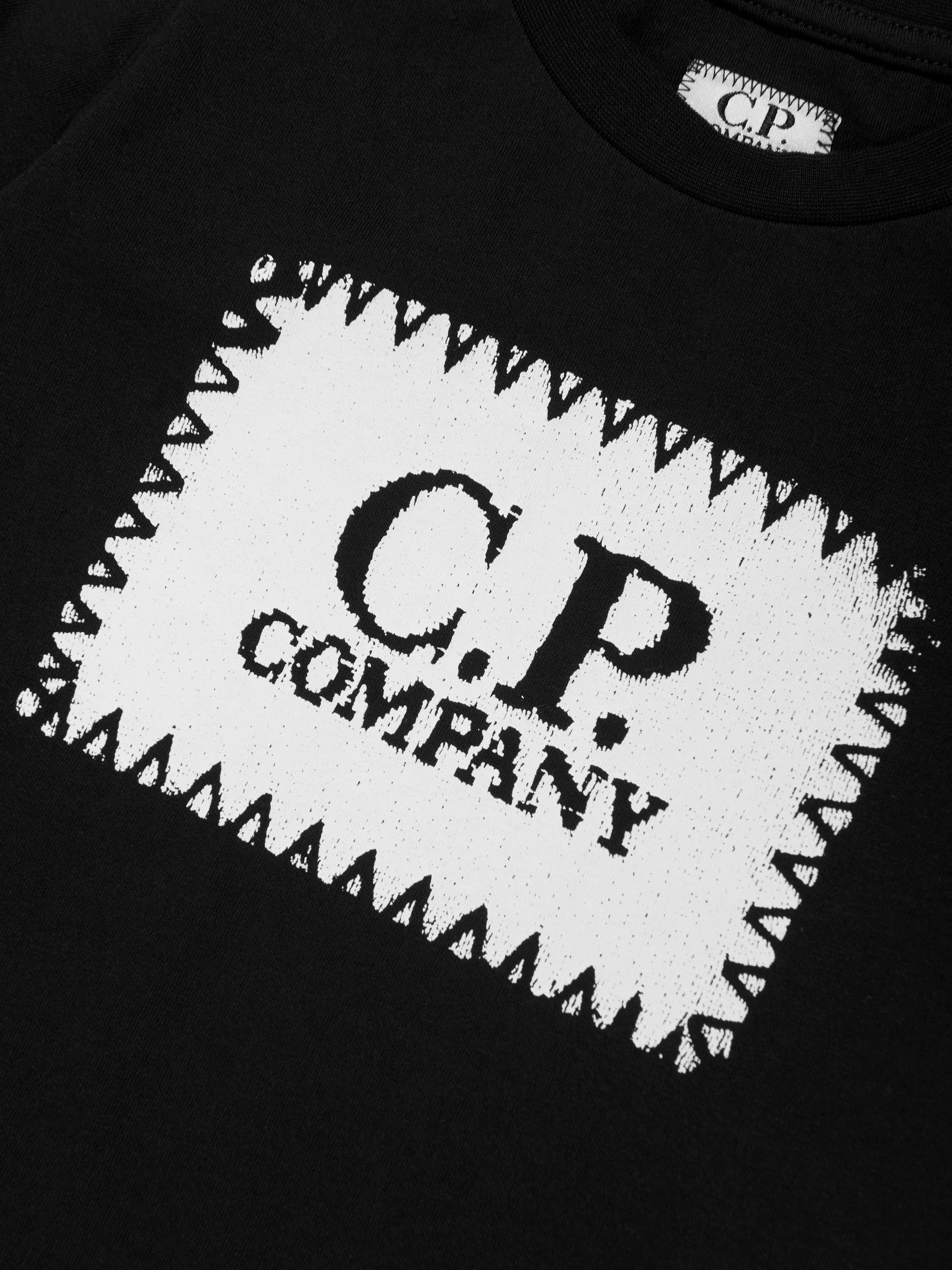 Boys Logo T-Shirt in Black