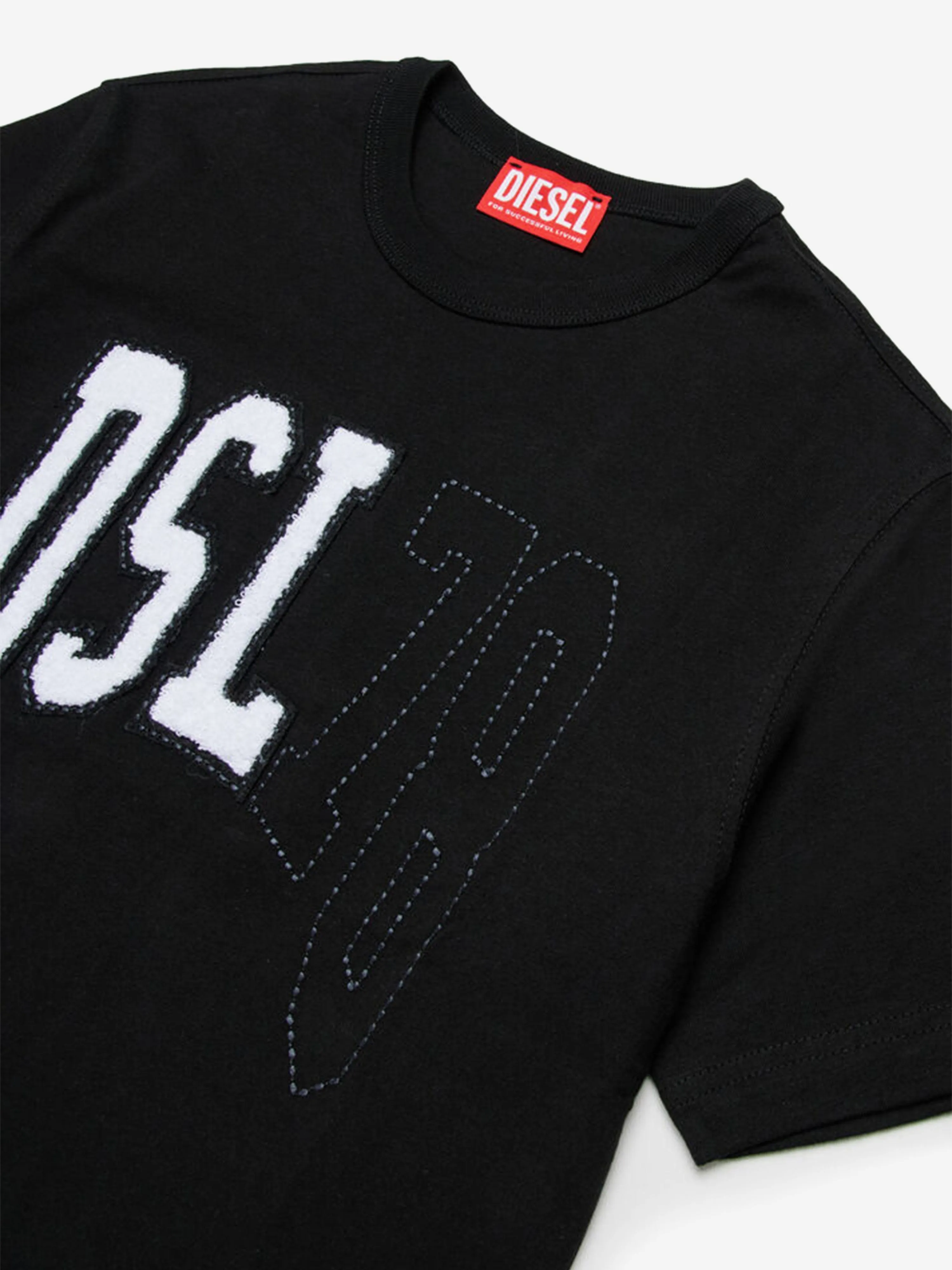 Boys Logo T-Shirt in Black