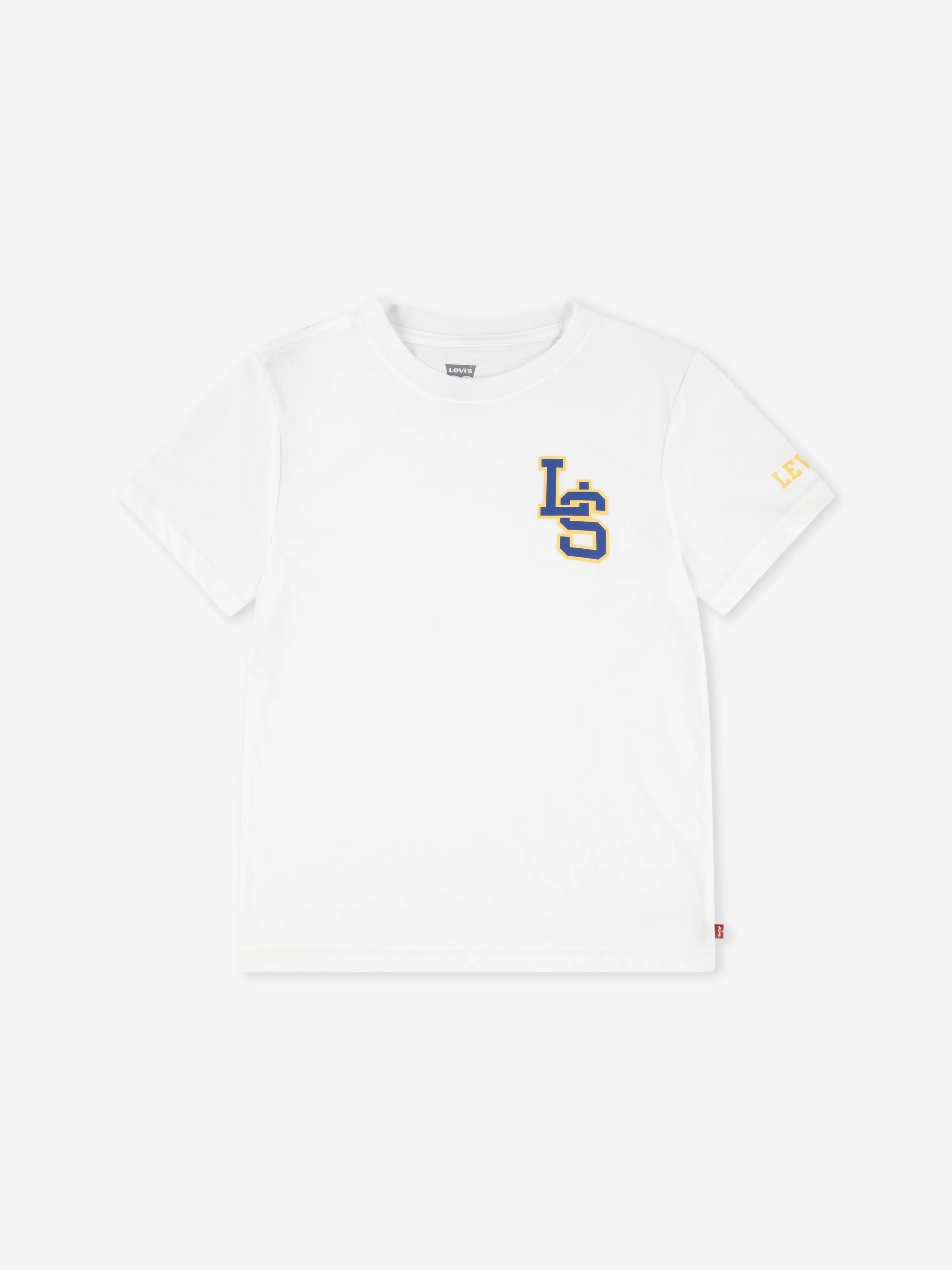 Boys LS Monogram T-Shirt in White