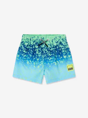 Boys Niko Splash Swim Shorts in Blue (UPF50 )