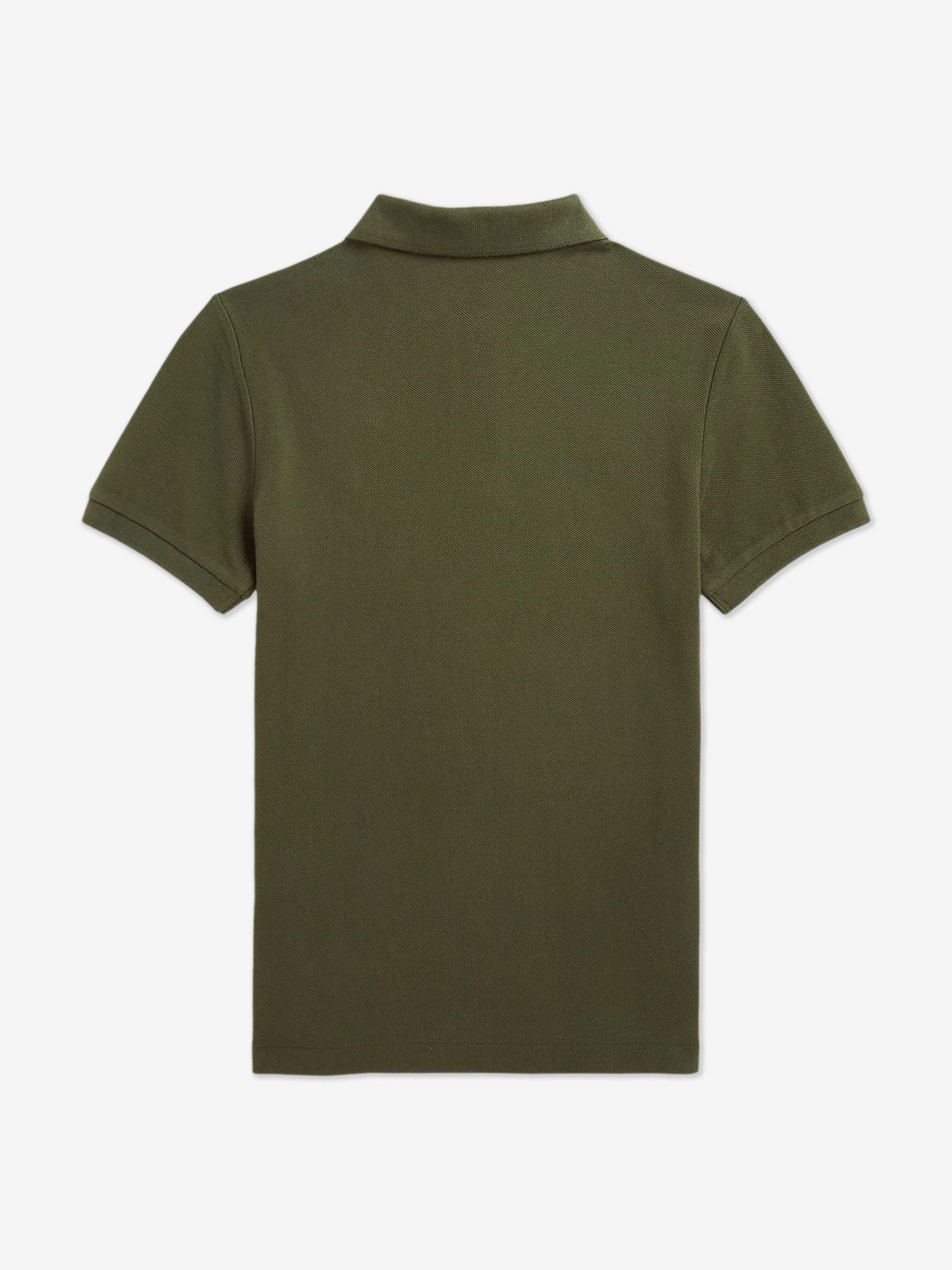 Boys Slim Fit Polo Shirt in Green
