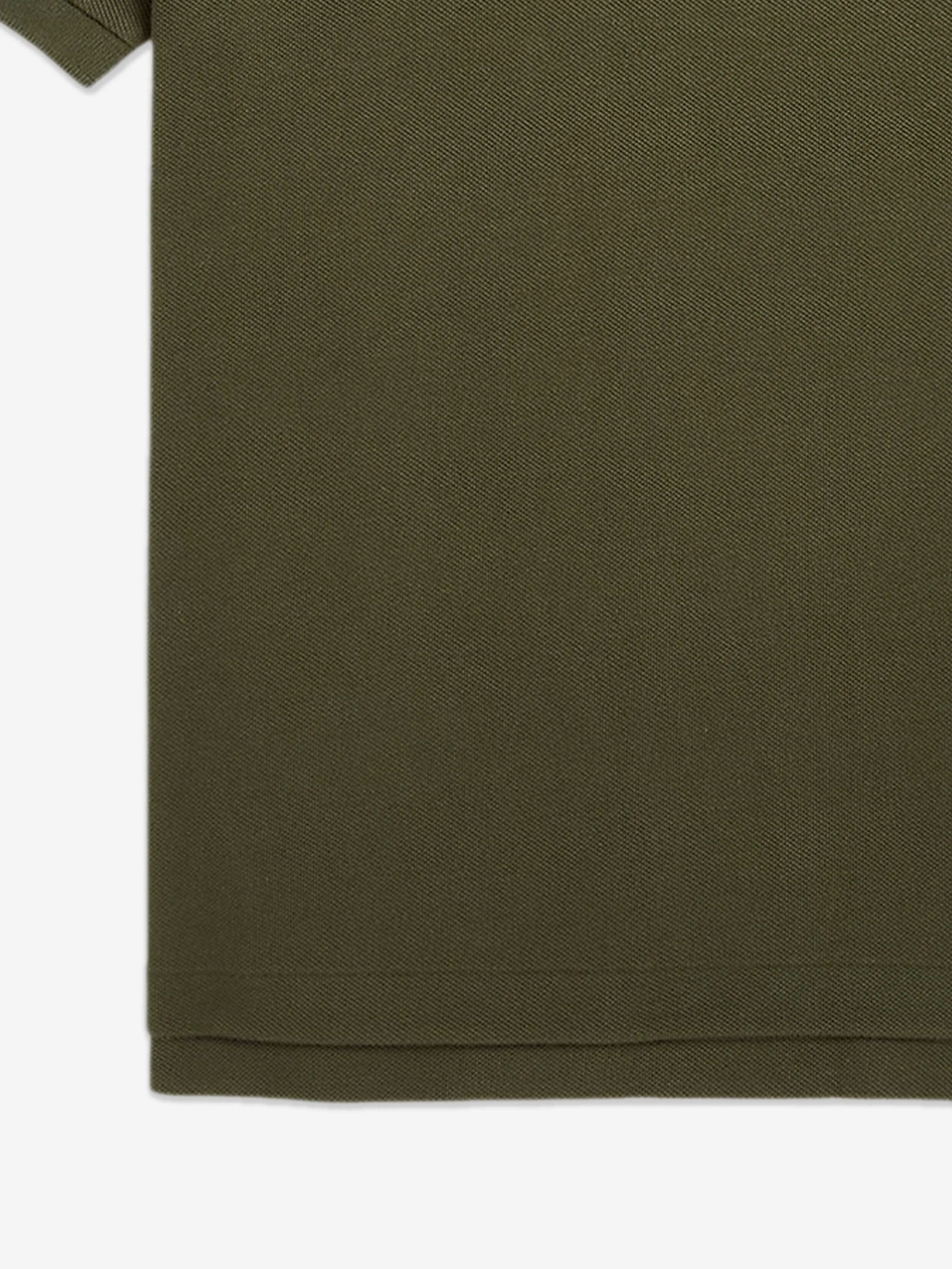 Boys Slim Fit Polo Shirt in Green