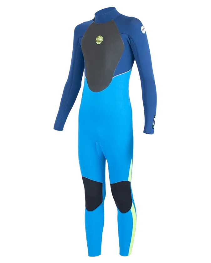 Boys Stealth 3/2mm Back Zip Wetsuit in Navy