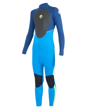 Boys Stealth 3/2mm Back Zip Wetsuit in Navy